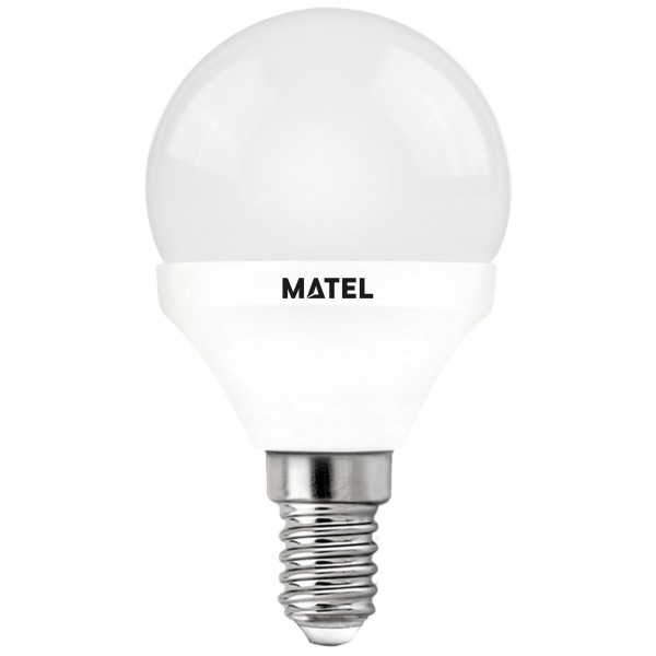 Bomb.led esferica 3 intensid.e14 5w.cal