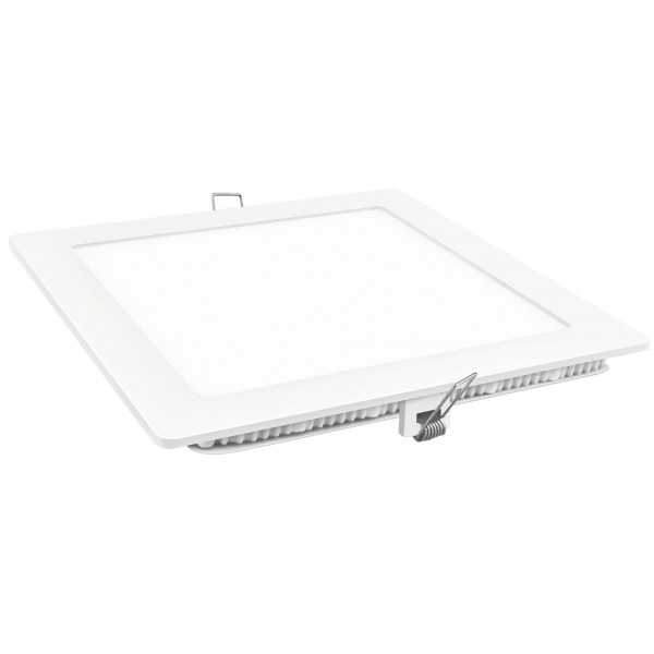 Downlight led cuadrado blanco  9w.neutra