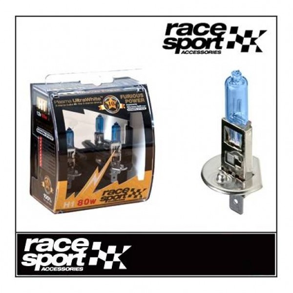 Bombilla h1 80w "10 aniversario" furious white par