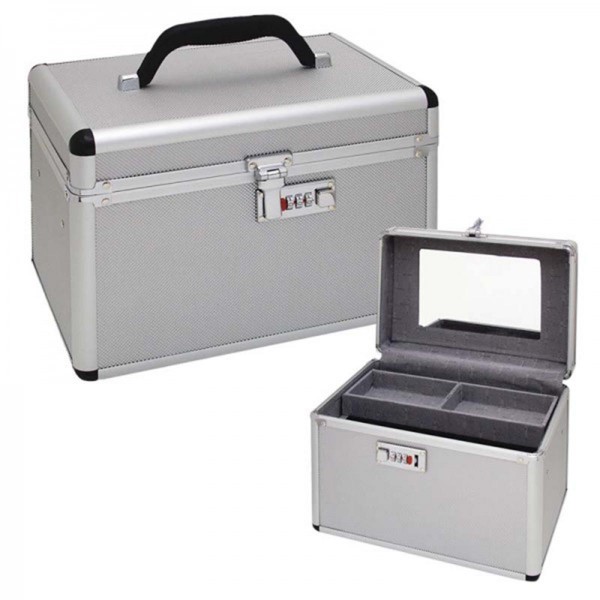 Eurostil maquillaje maleta aluminio 1un