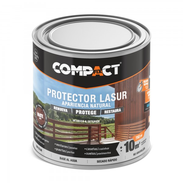 Lasur protector satinado 750ml.teka