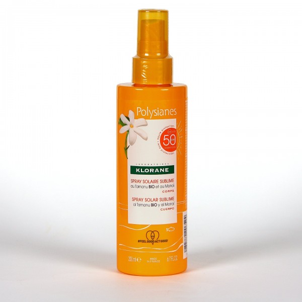 Klorane Polysianes Crema Solar Sublime SPF 50+ Facial 50 ml