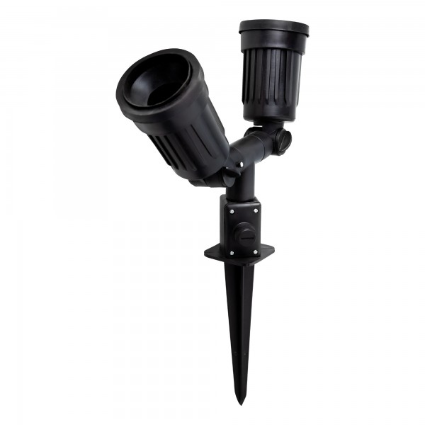 Estaca jardin pincho 2xe27 max.2x80w