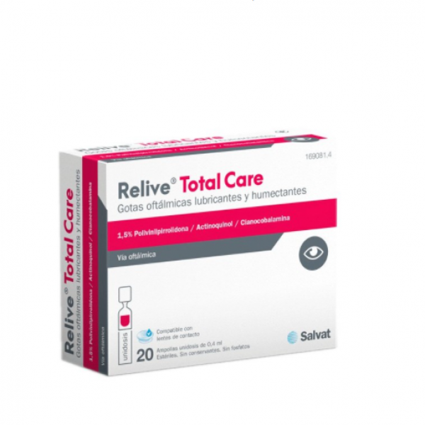Relive Total Care Gotas Oftalmicas 20 Monodosis