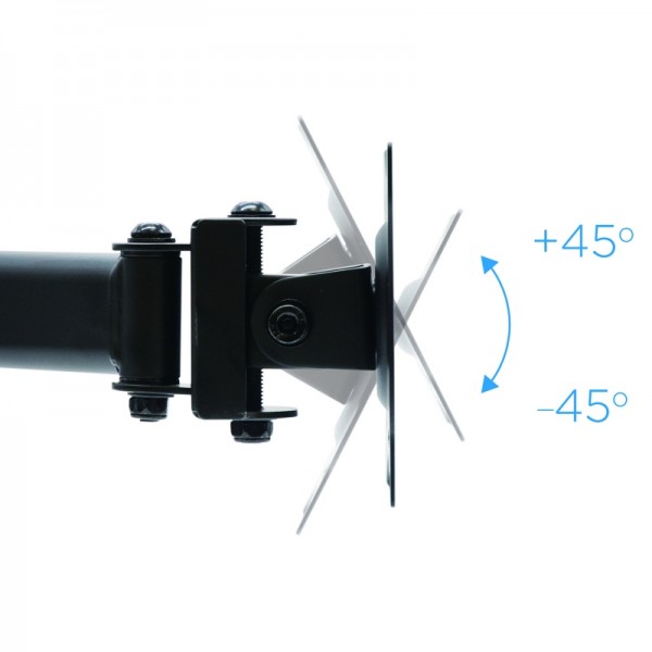 Tooq db1327tn-b soporte monitor mesa 3brazos 13-27