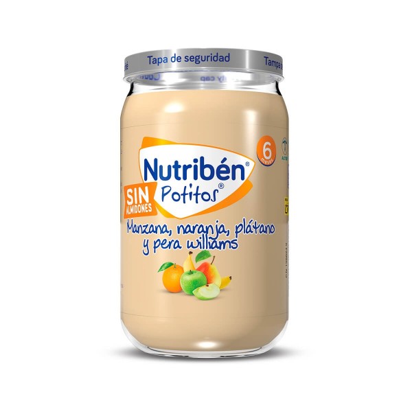 Nutriben Potitos Manzana Naranja Platano y Pera 