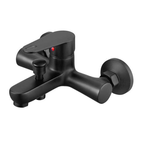 Monomando danubio black bañera