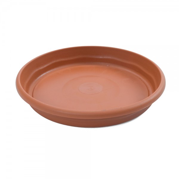 Plato de inyección terracota ø16 cm (pack 6 unidades)