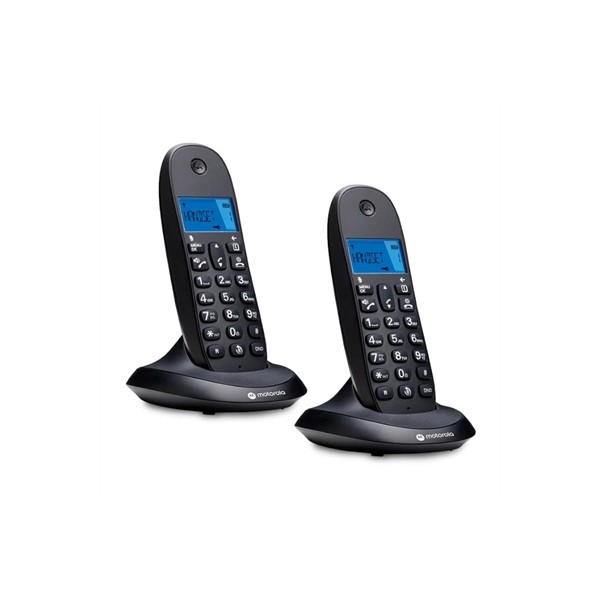 Motorola c1002 cb+ telefono dect negro duo