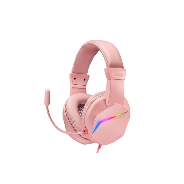 Mars gaming auricular+mic mh122 rosa
