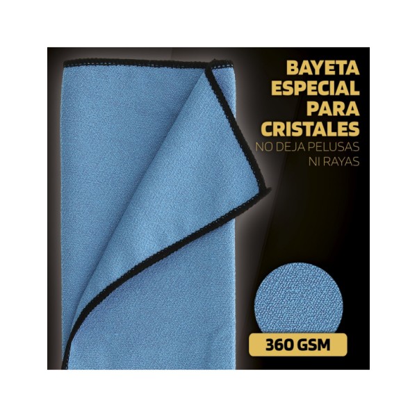 Toalla de Microfibra para Cristales Billionaire Glass Towel 40 x 40 cm Color Azul
