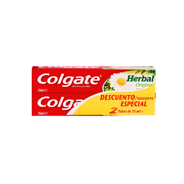 Colgate dentífrico  Herbal Original duplo 2 x 75 ml