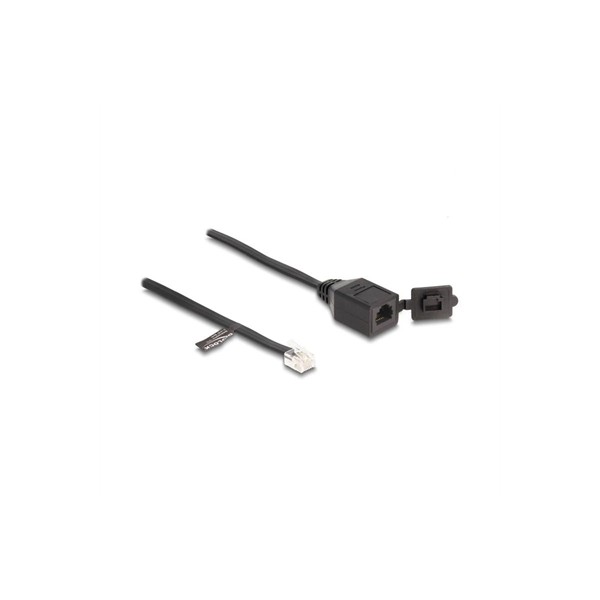 Delock cable rj11 macho a rj11 hembra con tapa