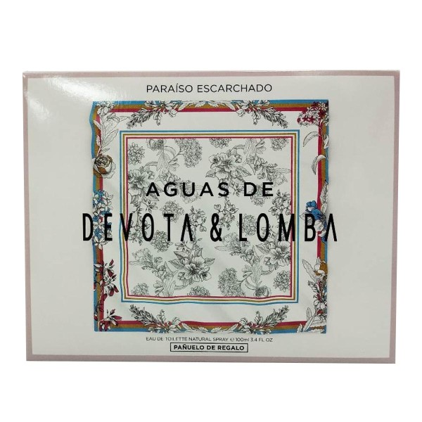 Devota lomba aguas de devota lomba eau de toilette paraiso escarchado 100ml + pañuelo 1u