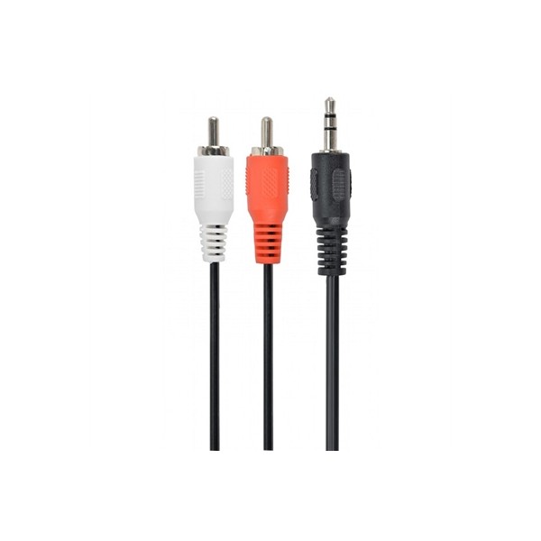 Gembird cable audio mjack rca m/m 5 mts