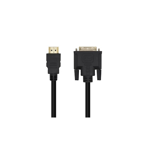 Aisens cable dvi 18+1/m a hdmi a/m negro 1.8m