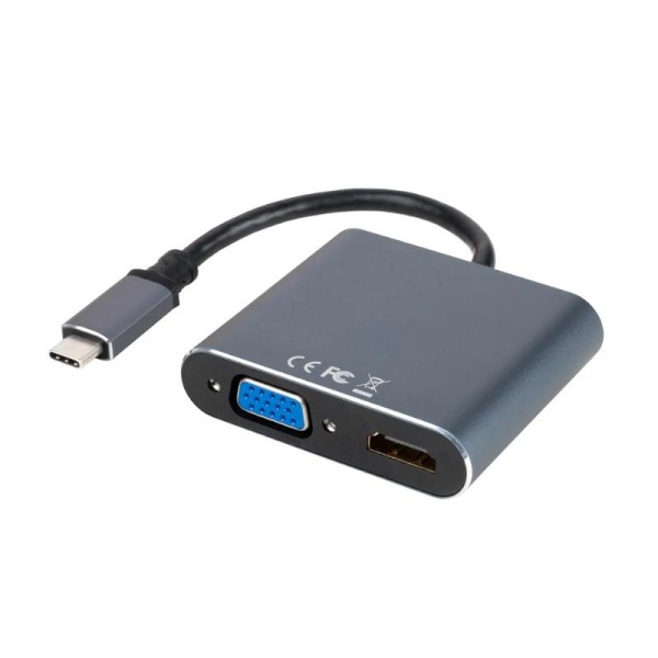 Nanocable converosr usb-c a hdmi/vga/usb3.0/pd