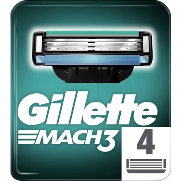 Gillette match3 cuchillas pack recambio 3 hojas 4un