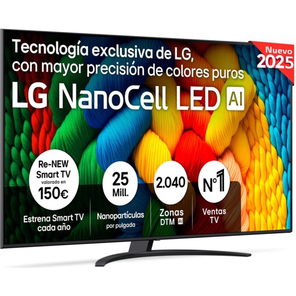 Lg nanocell 43nano81a6a / televisor smart tv 43" ultra hd 4k nanocell led hdr