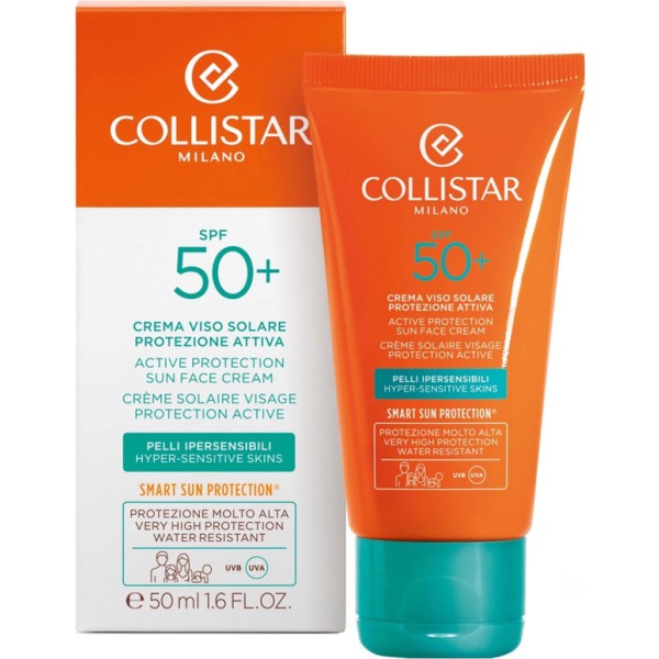 Collistar hyper-sensitive skins sun face cream spf50+ 5050ml