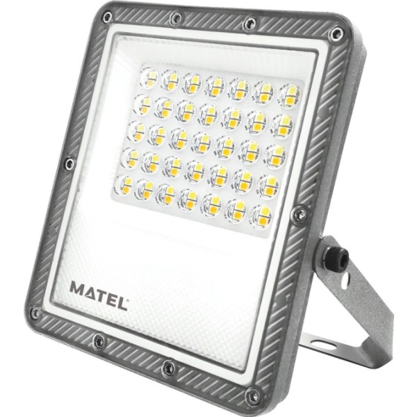 Proyector led plano gris  30w.3cct