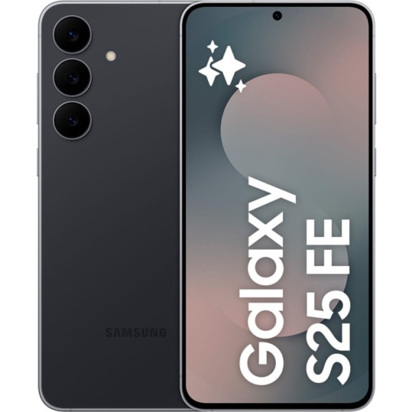 Samsung galaxy s25 fe / 8+256gb jet black / 6.7" dynamic amoled 120hz fhd+