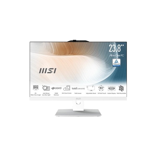 Msi am242p-2202eu c7-150u 16gb 512 dos 24" blanco