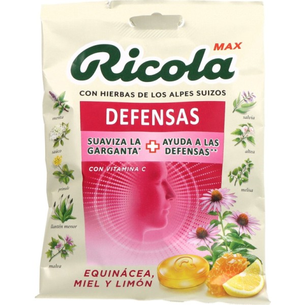 Ricola Max Caramelos Sabor Equinacea Miel y Limon 70 g