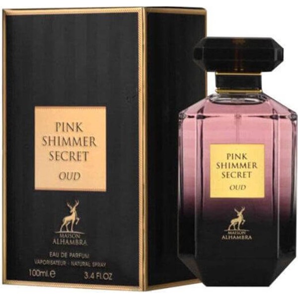 Maison alhambra pink shimmer secret oud eau de parfum 100ml