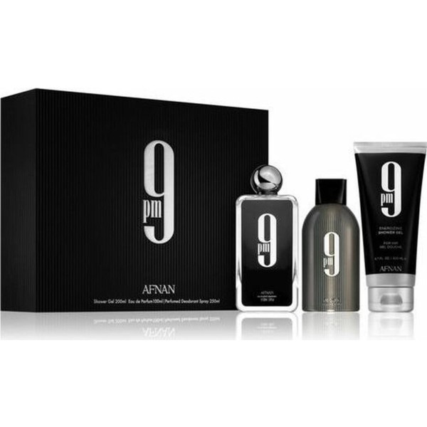 Afnan 9 eau de parfum 100un + gel de baño 200ml + desodorante 250ml vaporizador