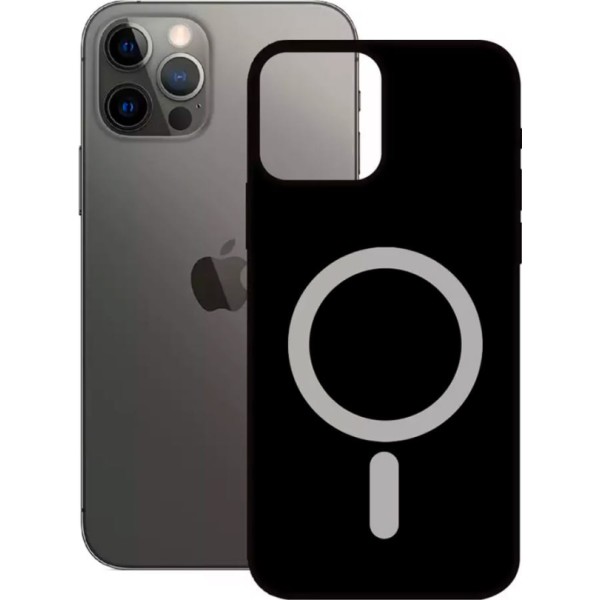 Ksix funda para iphone 12 pro max compatible con magcharge negro / apple iphone 12 pro max