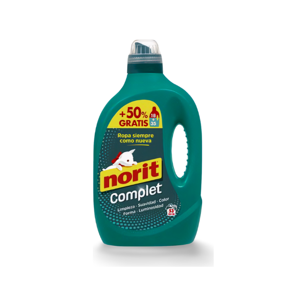 Norit complet detergente 35 dosis + 18 dosis
